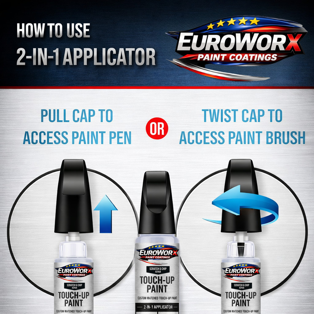 Volkswagen Professional Touch Up Paint Pen + Brush – Choose Color