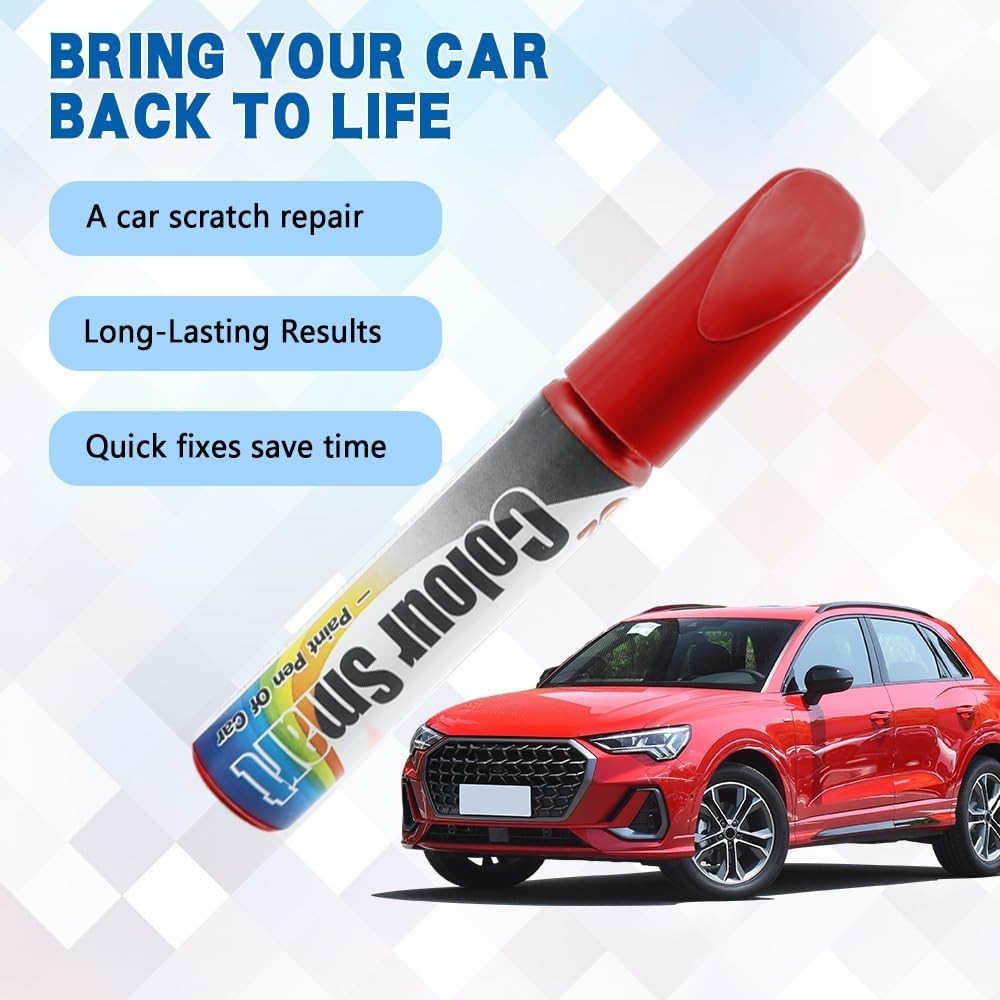 Red Pearl Touch Up Paint For Cars, Automotive Car Paint Pen Scratch Repair