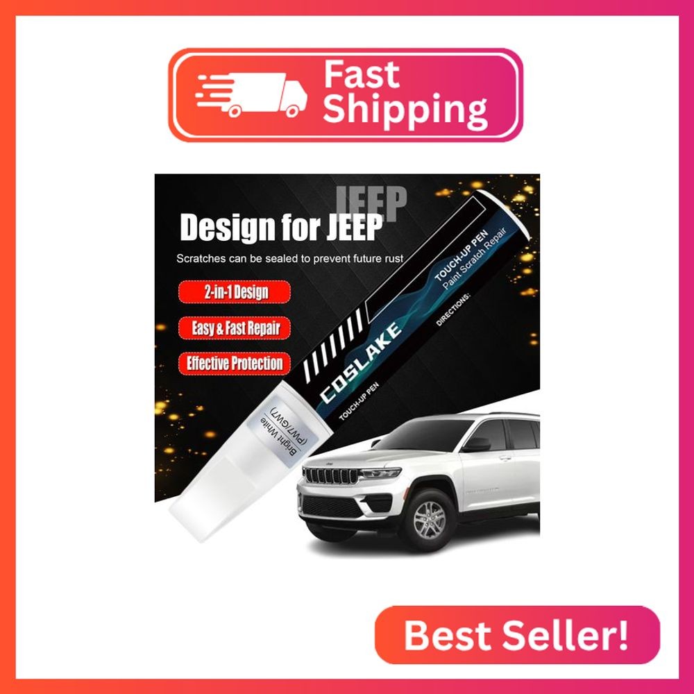 COSLAKE Car Touch Up Paint(Hydro Blue(PBJ)) for Jeep, Car Paint Scratch Repair K