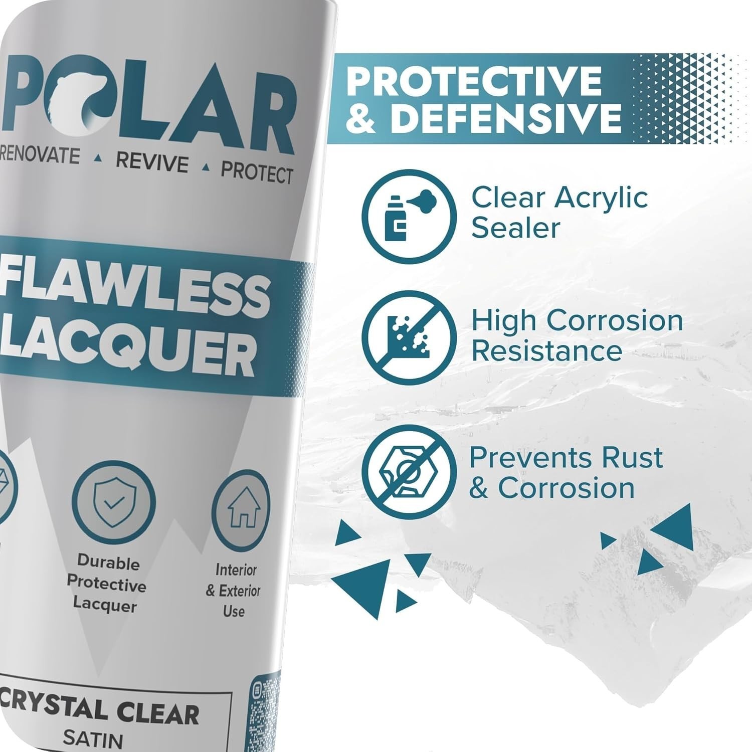 UV Resistant Clear Lacquer Spray – 400ml for Wood, Metal, Plastic & Ceramic