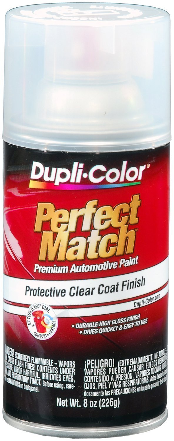 Duplicolor BCL0125 Perfect Match Clear Top Coat 8 oz. Aerosol Spray Paint