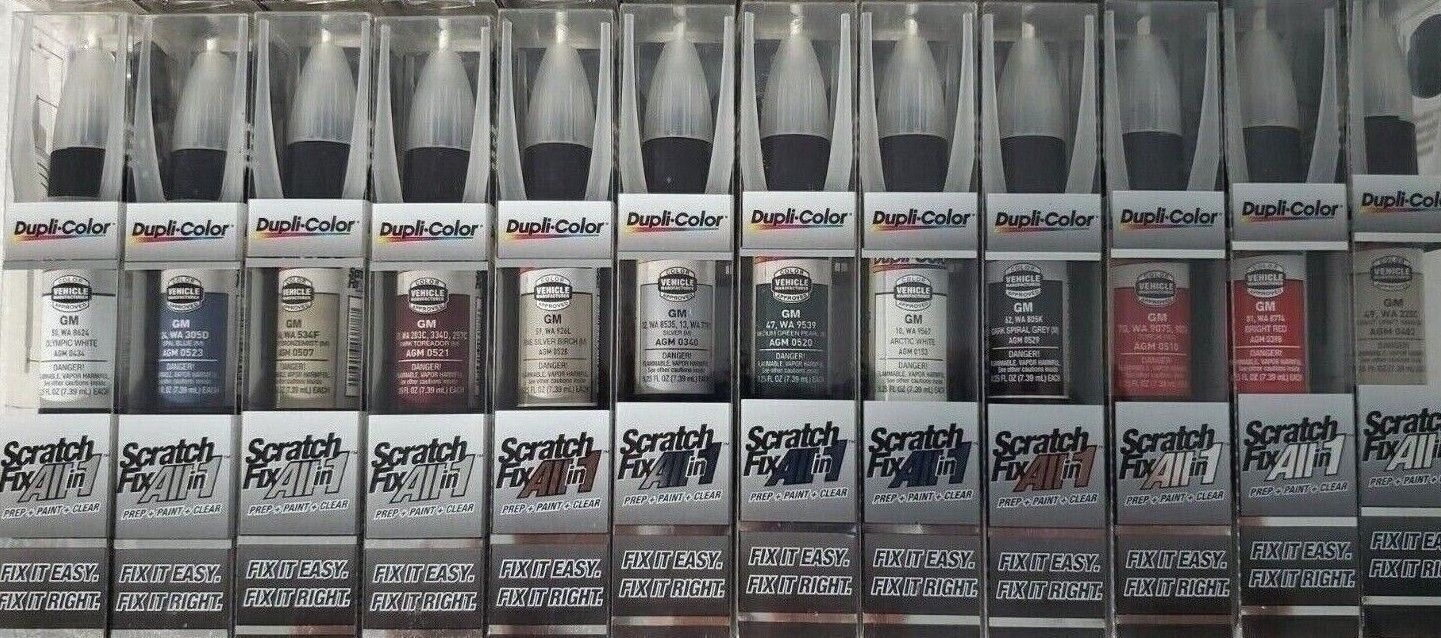 Dupli-Color GM Scratch Fix Touch Up Paint Pen Stick All In 1, Choose Color