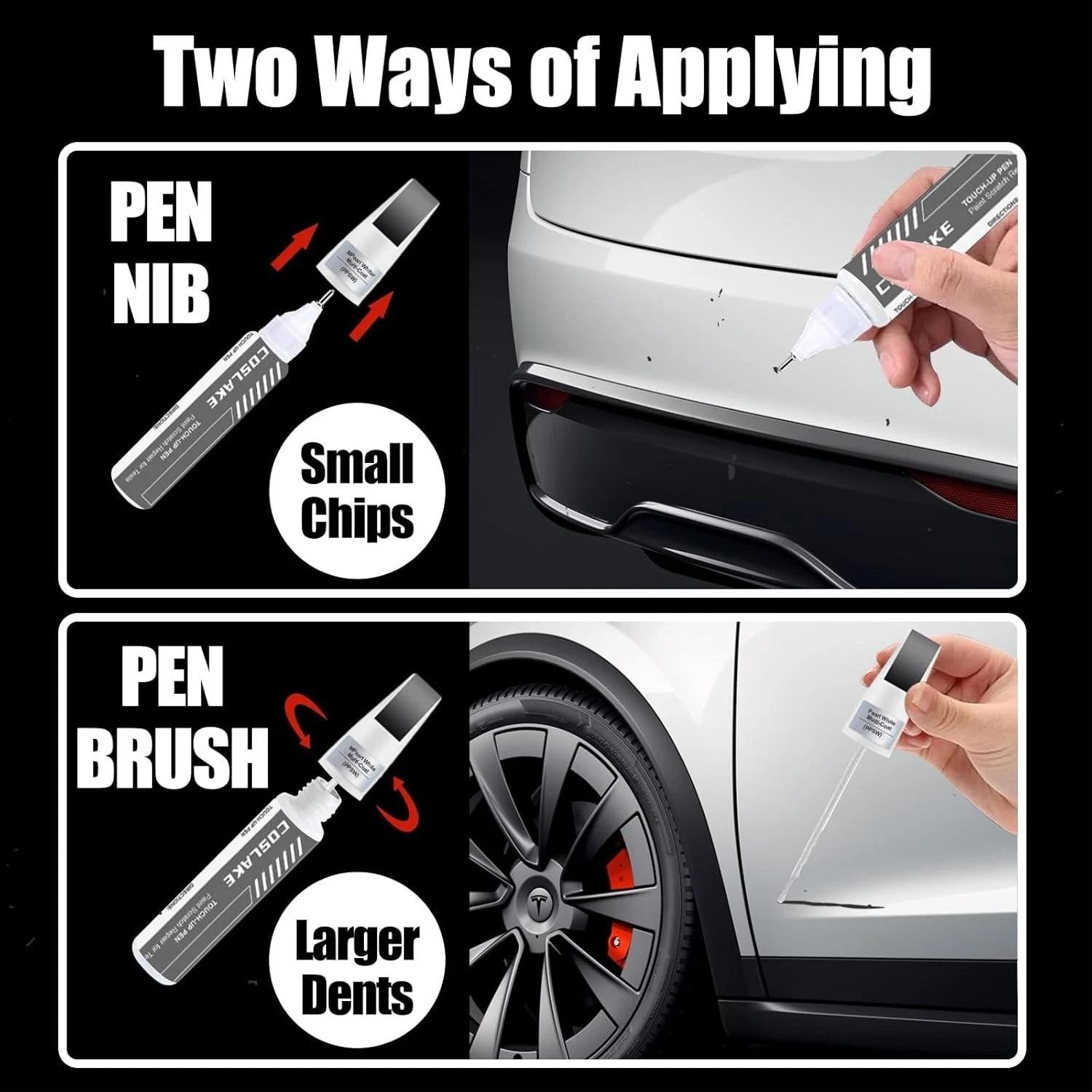 Touch Up Paint Kit Pmng Midnight Silver Metallic for Tesla Model Y 3 S X Repair