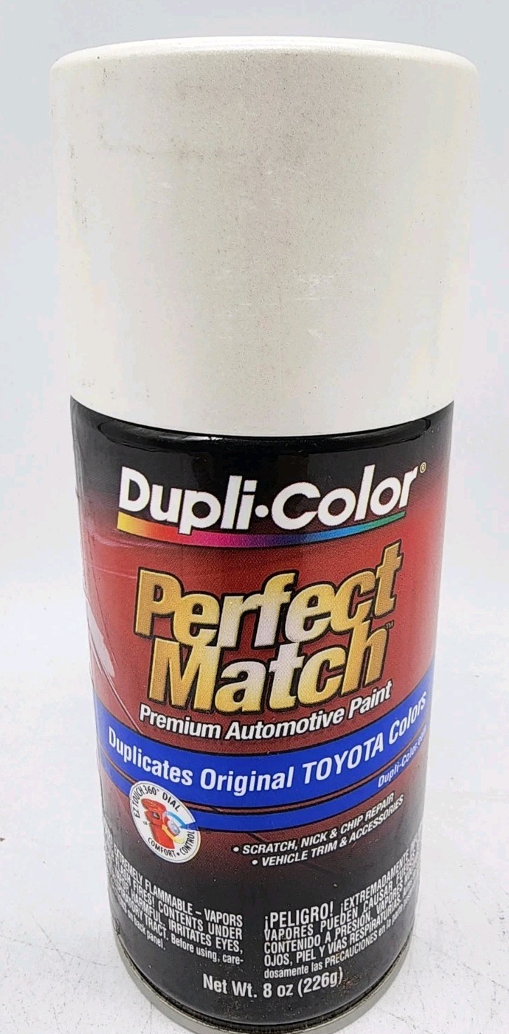 Dupli-Color BTY1626 Toyota 070 White Pearl Perfect Match Spray Paint 8 Oz OEM