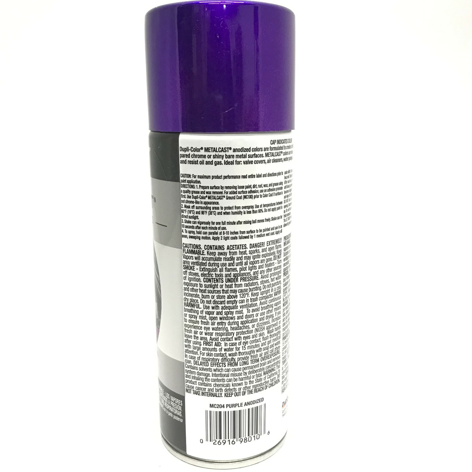 Duplicolor MC204-2 PACK MetalCast PURPLE Anodized Heat Resistant Coat – 11oz