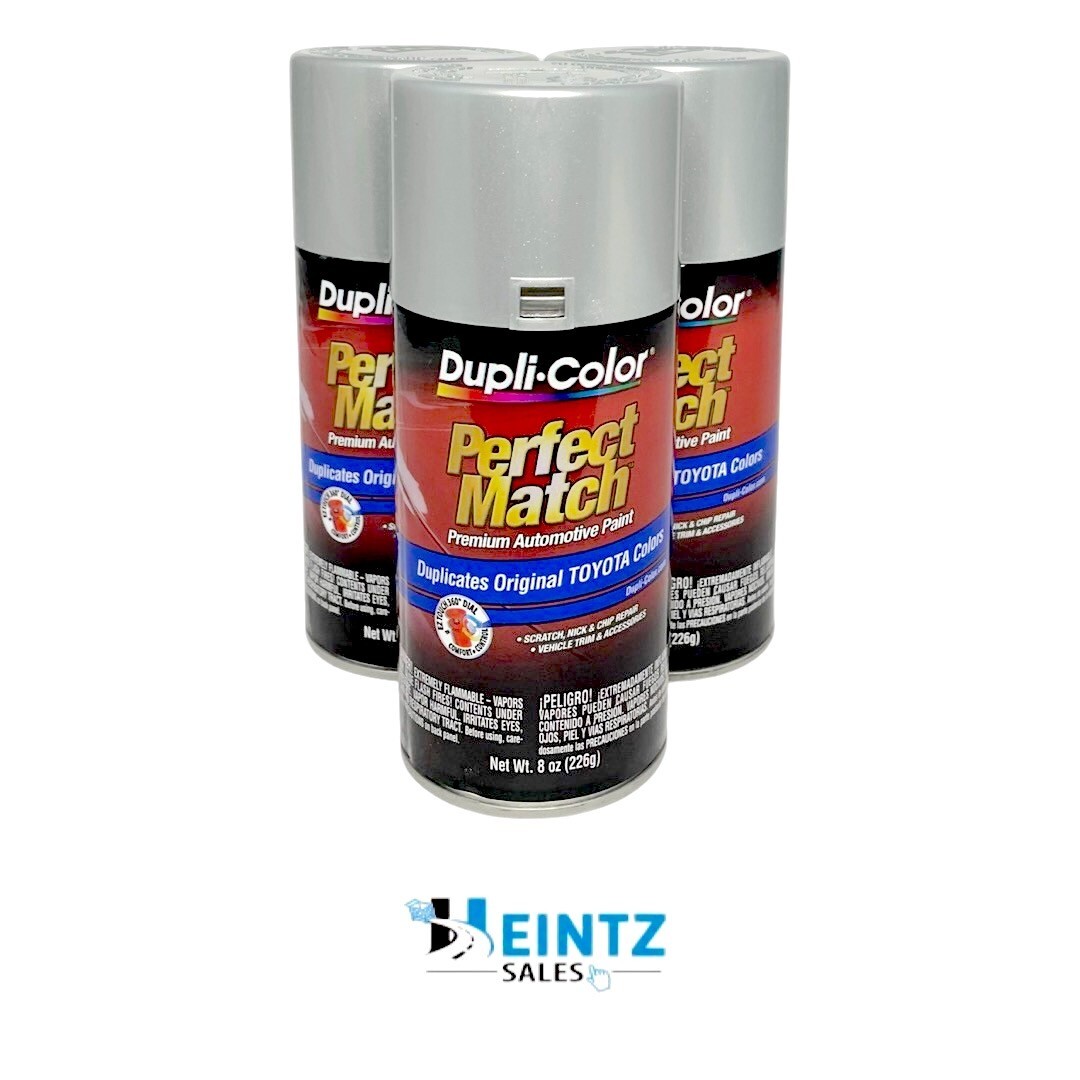 Duplicolor BTY1602 Perfect Match Toyota Lunar Mist 8oz Aerosol Code 1C8 (3 PACK)