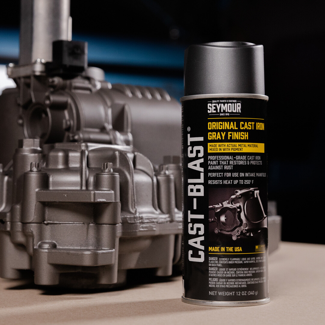 Seymour CA16-48 Cast-Blast Specialty Coating with Metal Paste in 12 OZ
