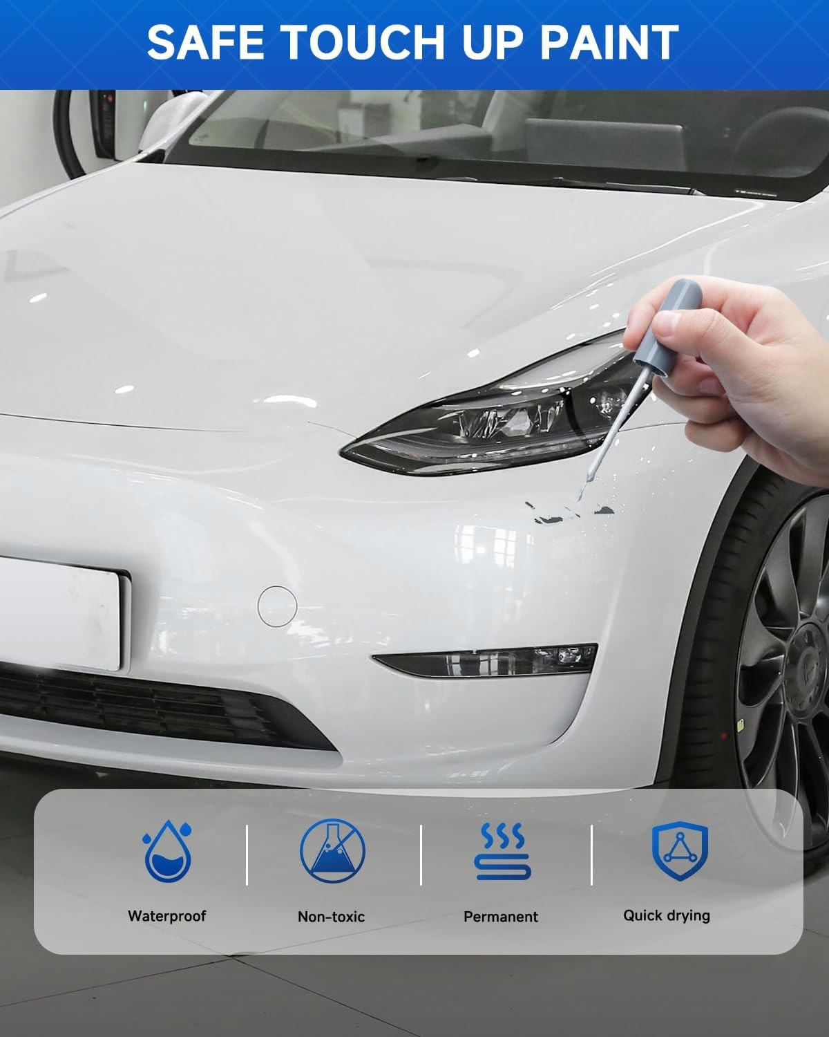 TESLAUNCH Midnight 0.41 Fl Oz (Pack of 1), Silver Metallic (PMNG)