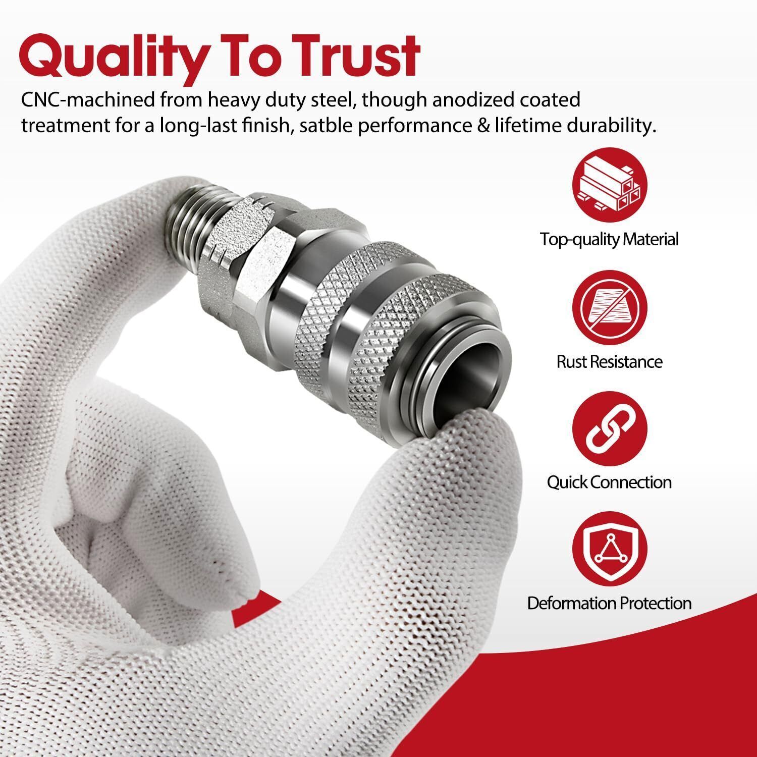 For 5869-1 & J-47912-QC Fuel System Coupler Fitting for Detroit Diesel S60