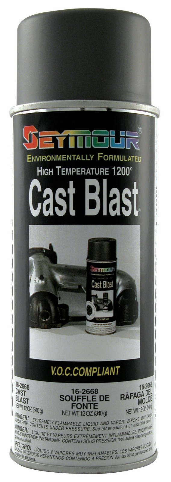Seymour of Sycamore SEY-16-2668 Hot Spot Cast Blast Hi-heat Resistant Paint