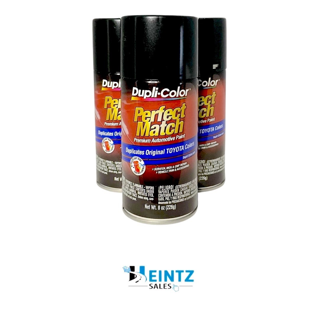 Duplicolor BTY1622 Perfect Match Toyota Black Sand Pearl 8oz – Code 209 (3 PACK)