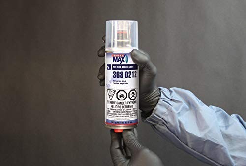 2K Hot Rod Satin Black Spray Paint – Durable Automotive Topcoat, 2 Pack, Weather