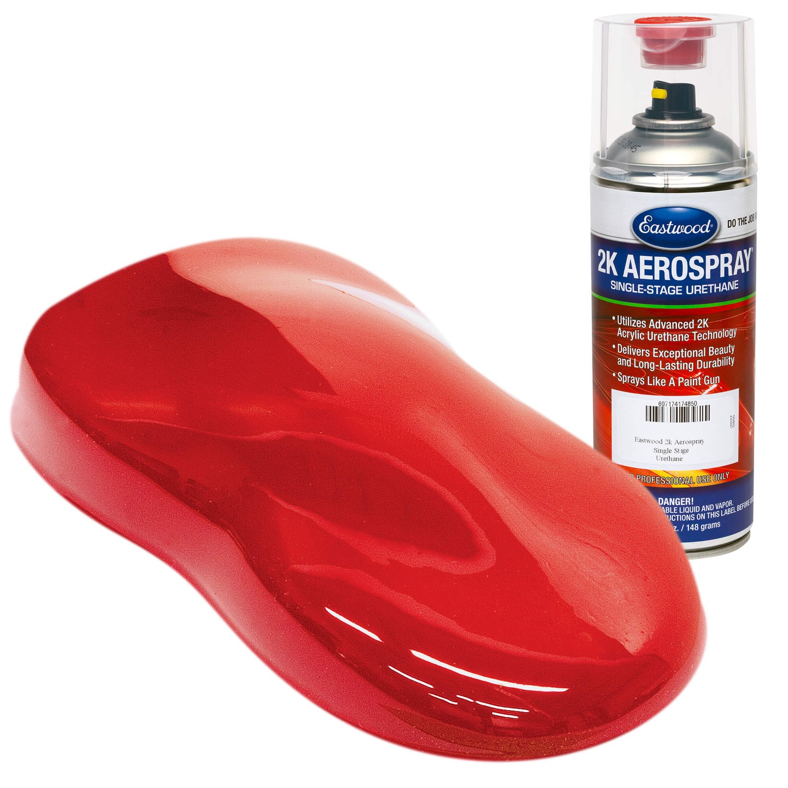 Eastwood 2k Aerospray Pinup Red Single Stage Urethane Automotive Spray Paint