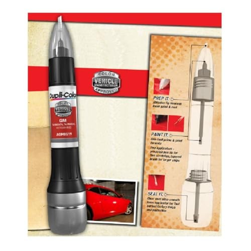 Dupli-Color Scratch Fix All-in-1 Touch Up Paint, Gloss, Cloud White, .50 fl. oz.