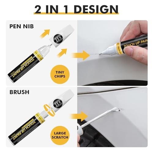 2 in 1 Car Touch Up Paint Pen For Nightfall 8X5 Scratch Repair Kit 12ml