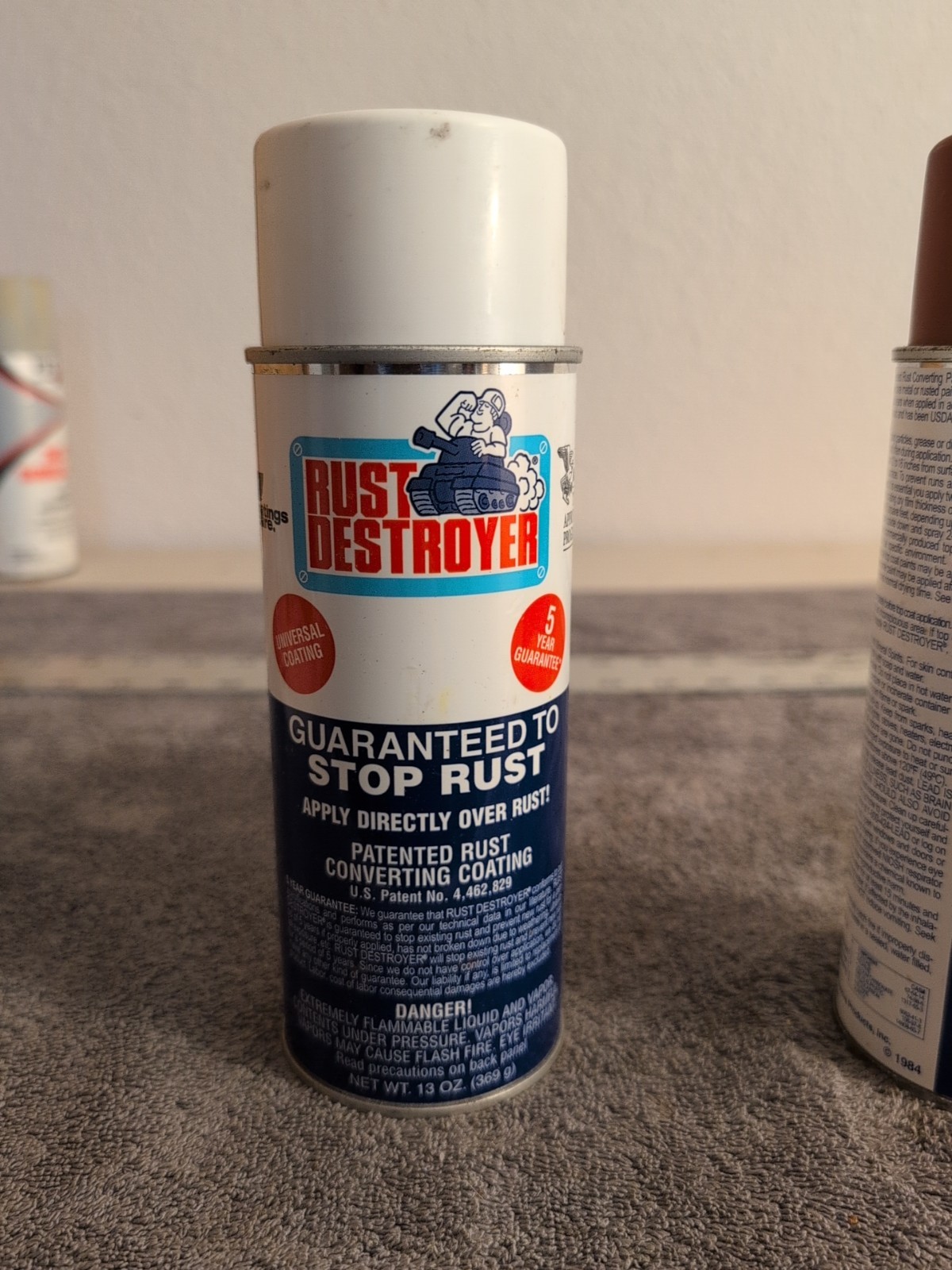 Advanced Protective Products Rust Destroyer Oil Base Wht Primer Spray, 13oz NOCA
