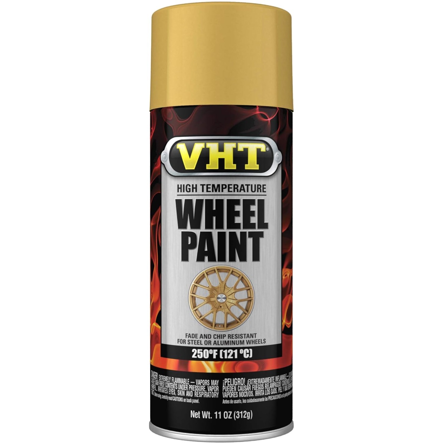 11 oz Vht High Temp Gold Flake Wheel Paint – Durable Matte Protection for Wheels