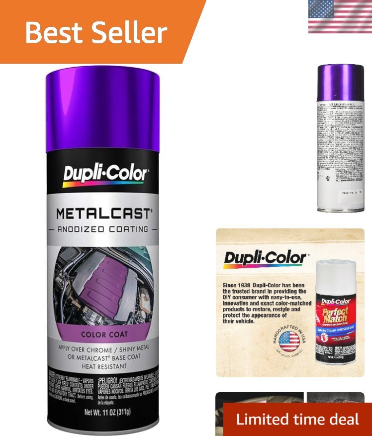 11oz High Heat Resistant Purple Anodized Spray Paint for Automotive Refinishing
