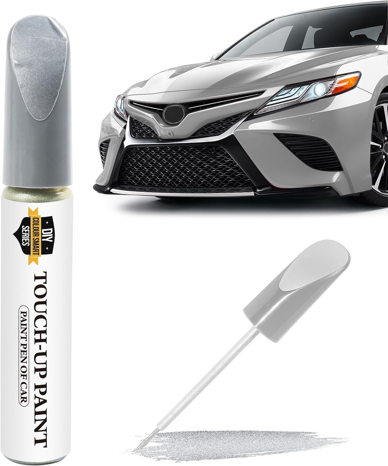 Effortless Car Scratch Repair – 0.4 oz Silver Touch Up Paint Pen with Applicator