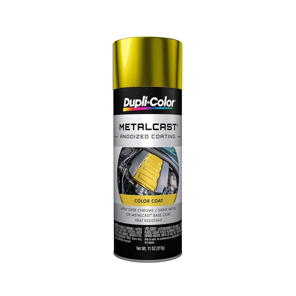 Dupli-Color MC202 Metalcast Automotive 11 Ounce (Pack of 1), Yellow Anodized