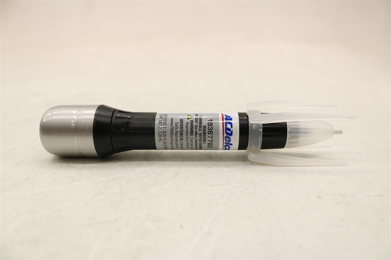 NEW ACDelco Gray Primer & Clear Top Coat Touch Up Paint Pen 19367762 Four-In-One