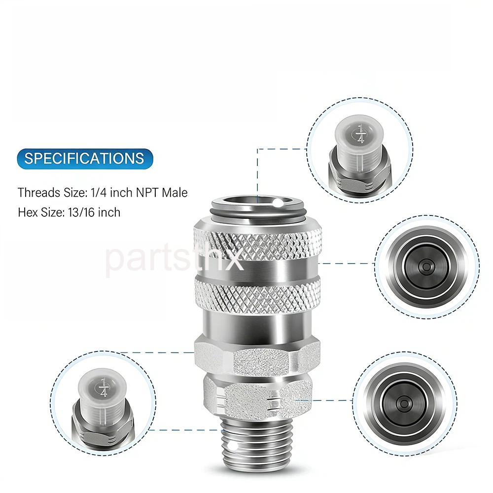 Fit For OTC 5869-1 & J-47912-QC Fuel System Coupler Fitting Tool for Cummins