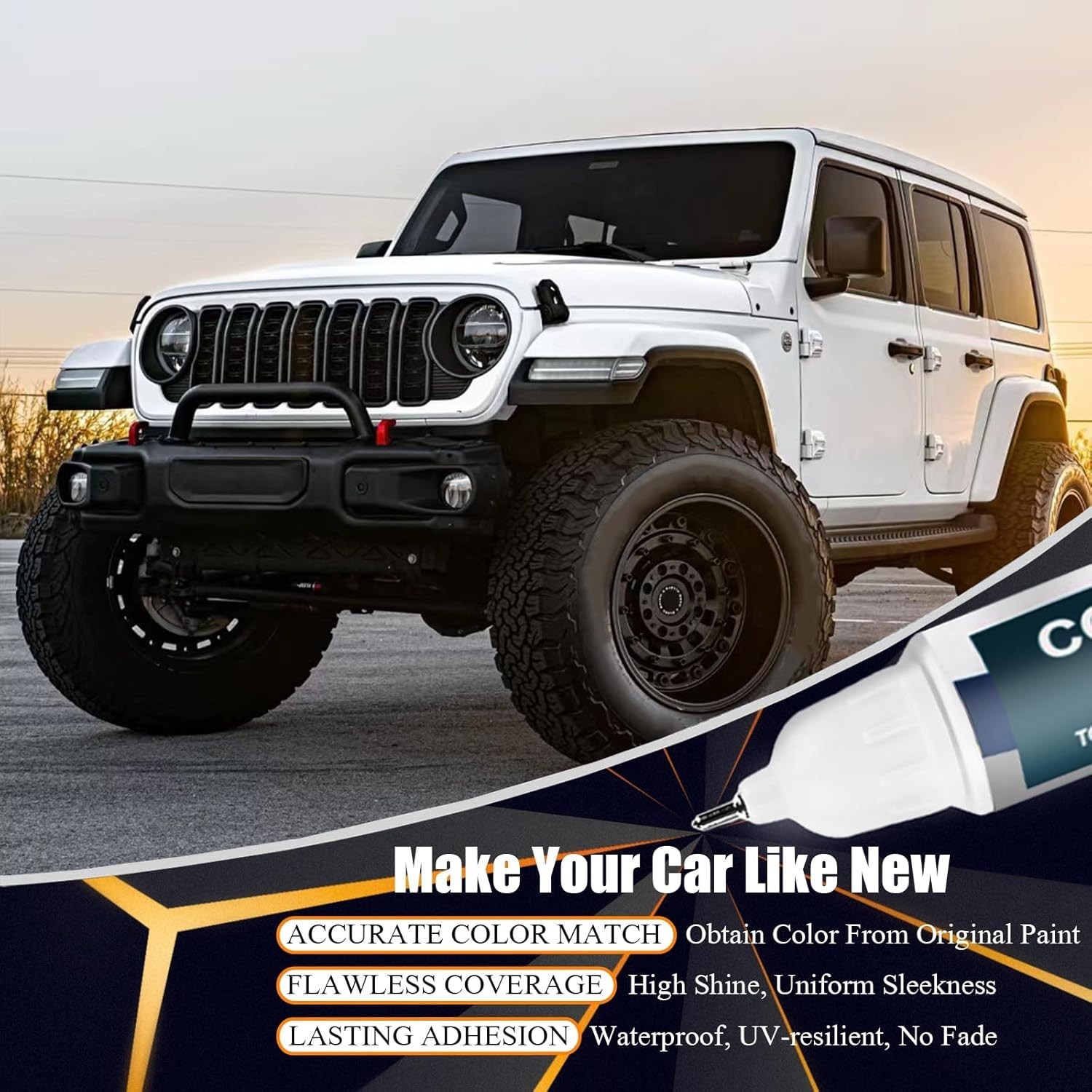 Delmonico Red Velvet Pearl Touch-Up Paint Kit for Jeep – Seamless Scratch Rep…