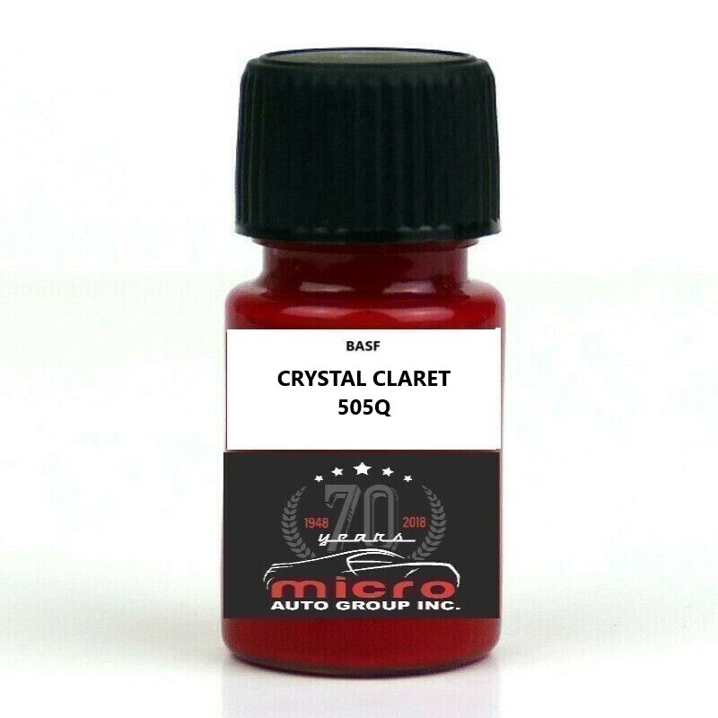 General Motors Crystal Claret 505Q Touch up Paint With Brush 2 Oz SHIPS TODAY