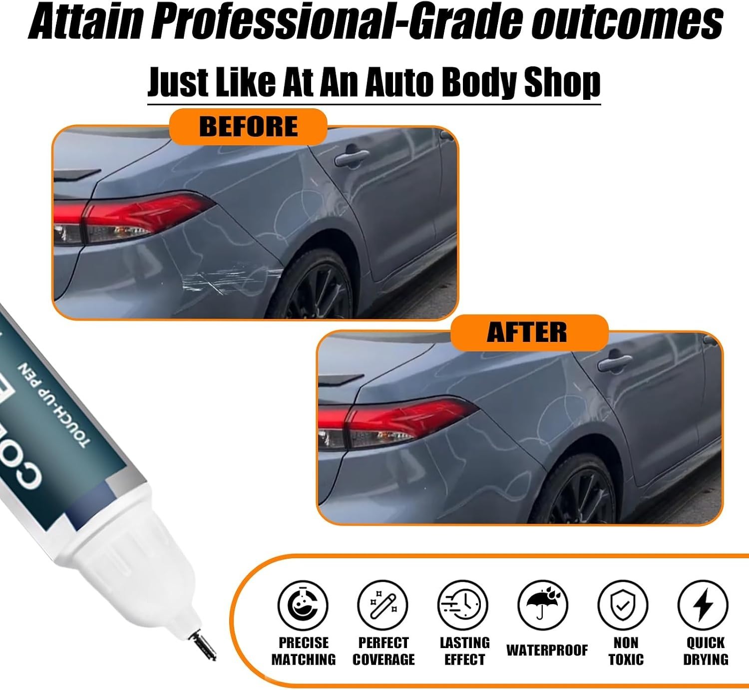 2-in-1 Celestite Touch Up Paint for Toyota – Fast Dry, Scratch & Rust Resistant