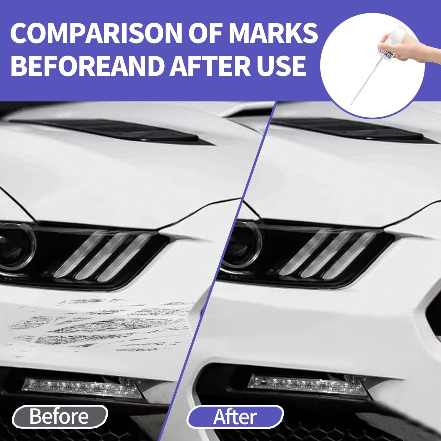 Touch Up Paint Kit For Ford D4 Rapid Red Metallic Tinted Clearcoat Match