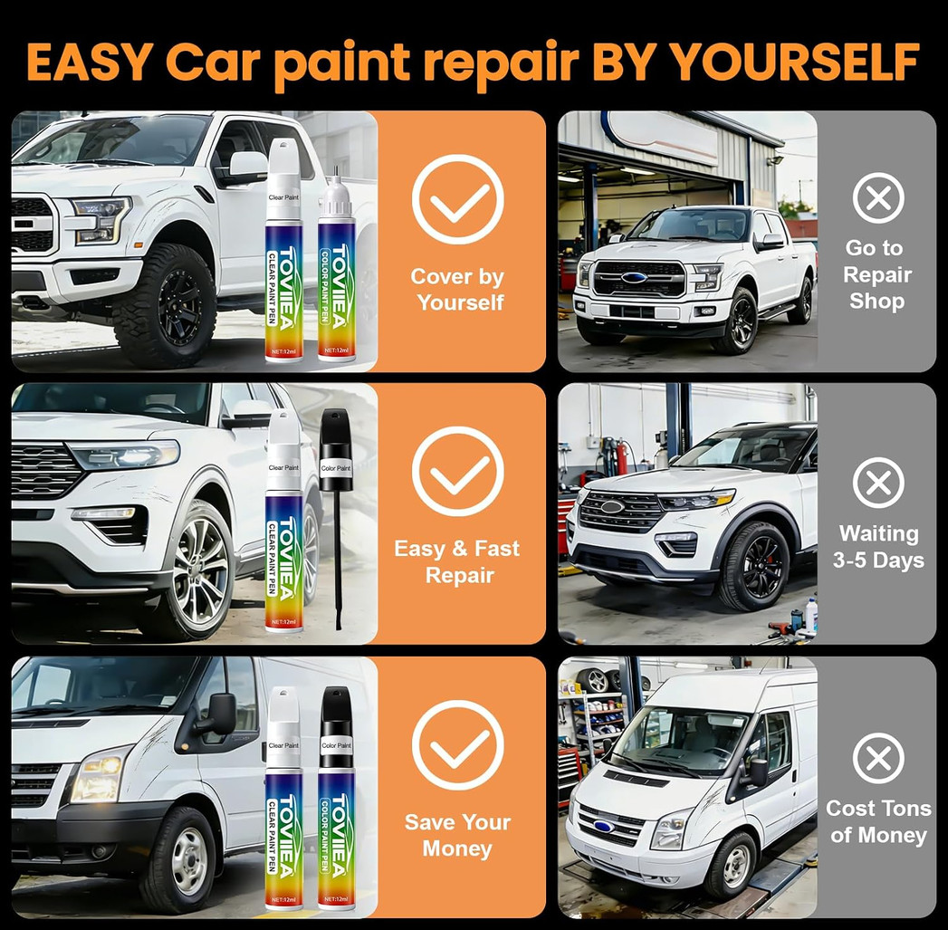 Touch Up Paint Supersonic Red Tricoat 3U5 for Toyota Scratch Repair Pen Kit