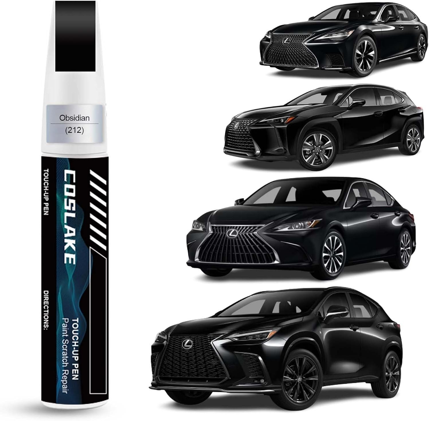 Quick & Easy Lexus Scratch Repair Paint | Obsidian 212 – Waterproof 12ml