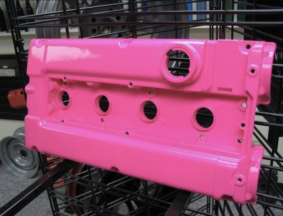 6PK Pink Spray Paint Wheels Rim Valve Cover Engine Caliper High Heat Coating