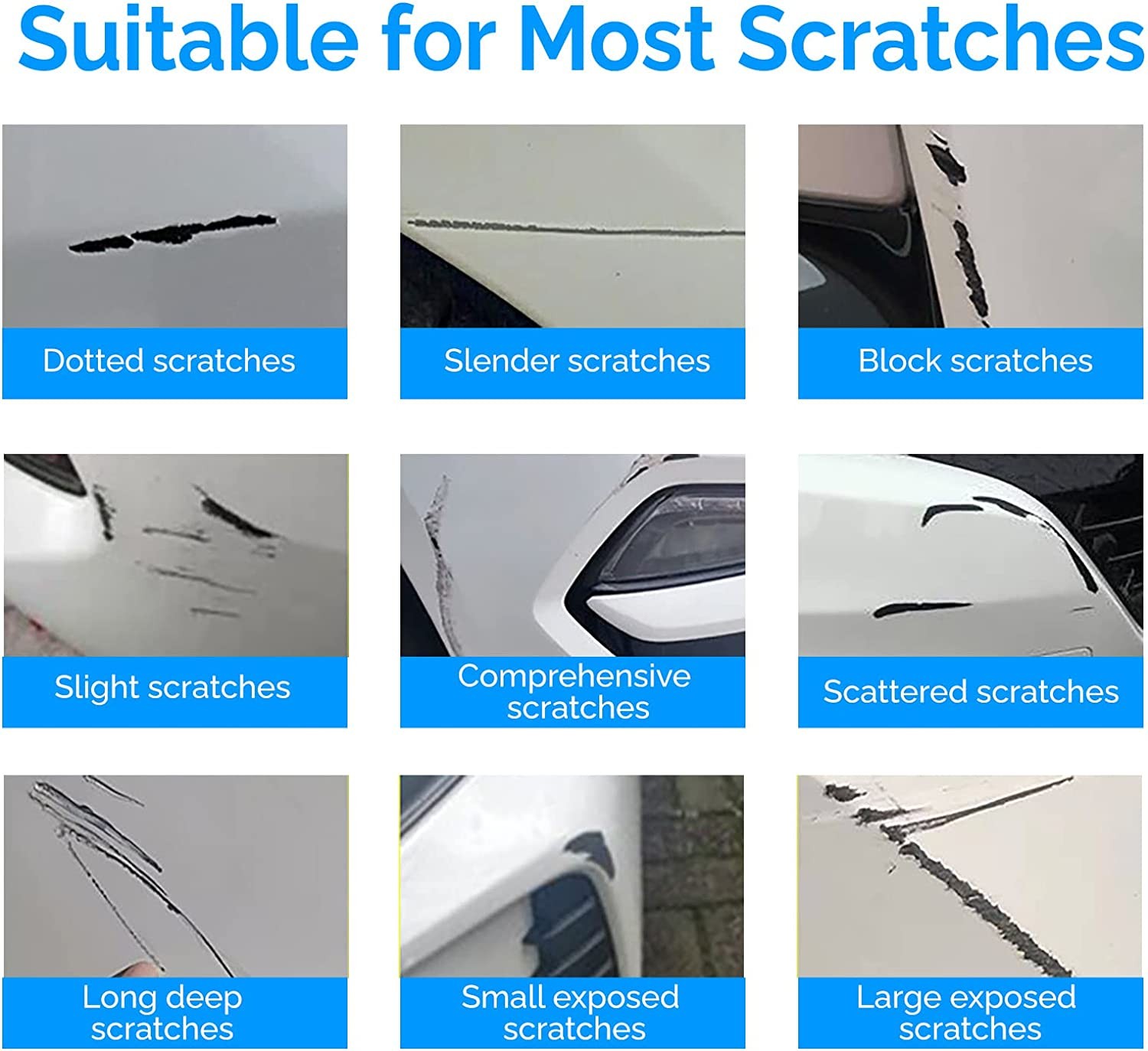 Car Scratch Repair,Scratch Remover for Vehicles,Car Remover Scratch Paint Tools