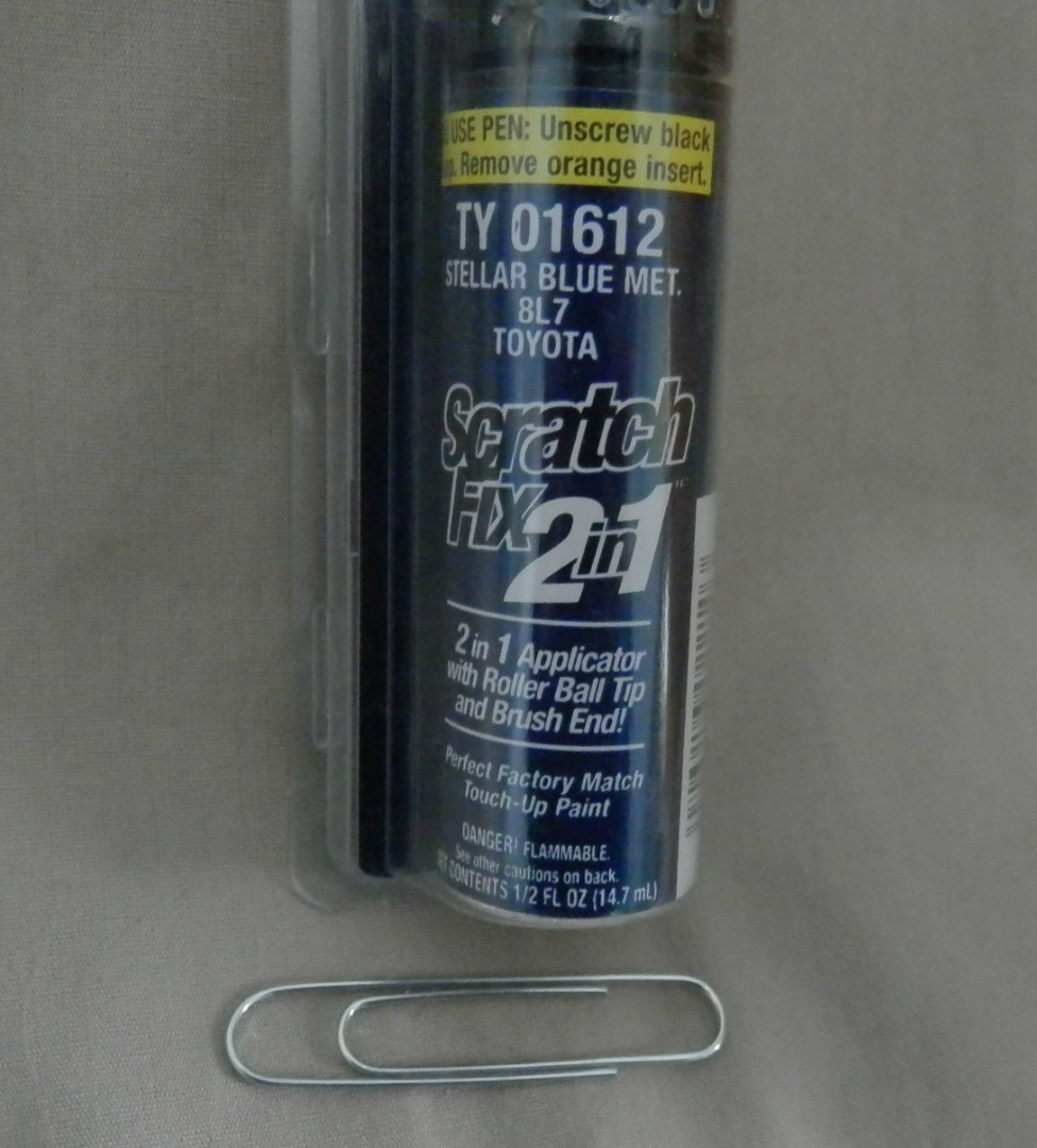 NEW Duplicolor Scratch Fix 2in1 Touch Up Paint TY 01612 Stellar Blue Metallic