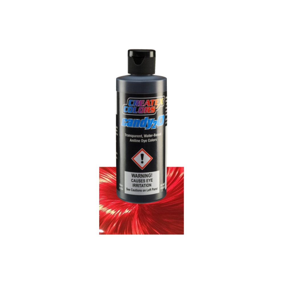 Createx Candy₂O Red Oxide 4oz (120ml) Automotive Airbrush Paint