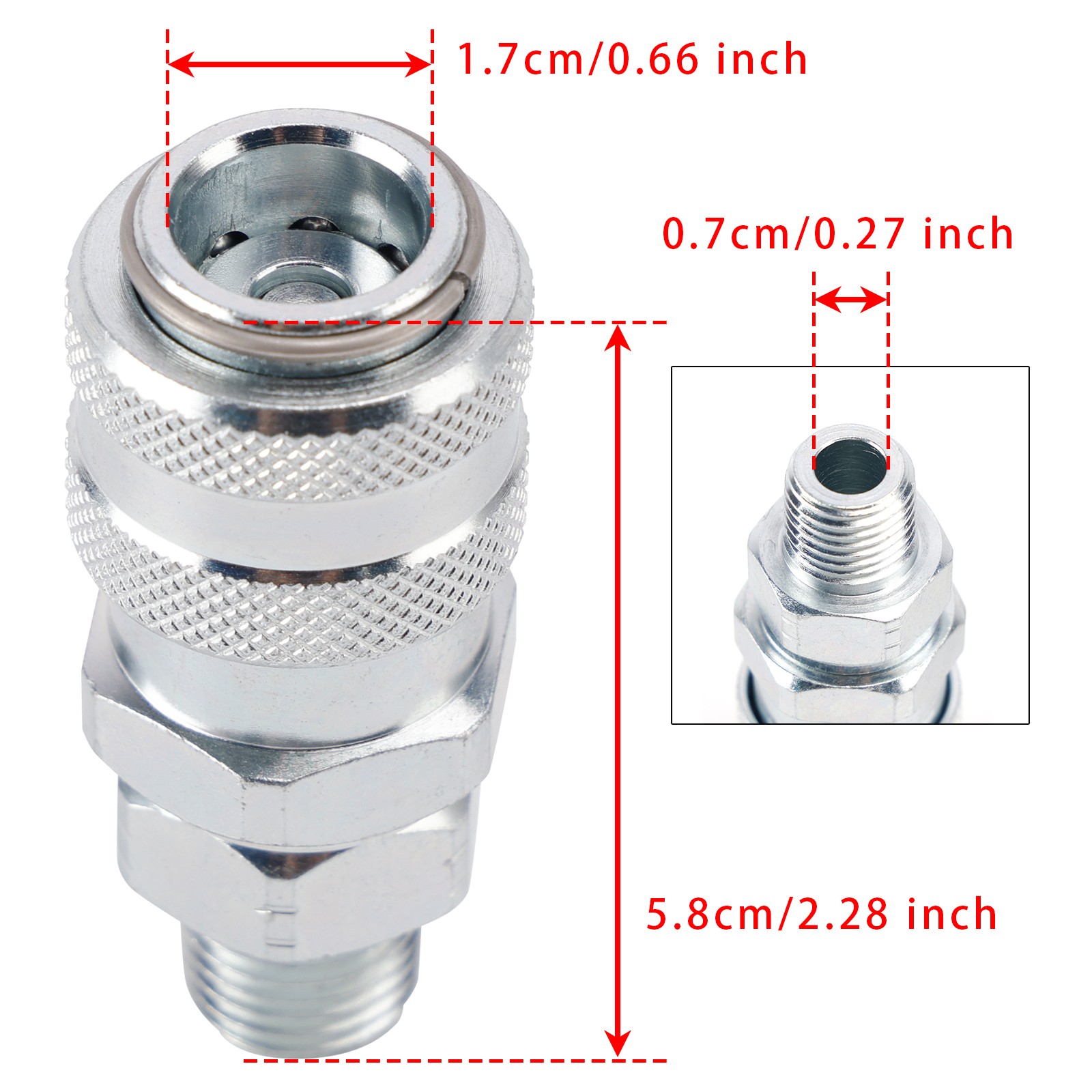 For Detroit Cummins Caterpillar J-47912-QC 5869-1 Fuel System Coupler Fitting