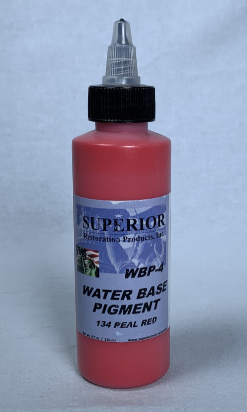 Water Base Pigment 134 Pearl Red WBP-4 Superior Restoration Carpet Vinyl Leather