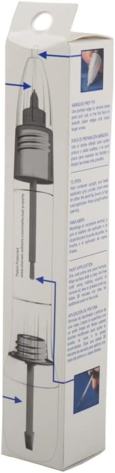 Graystone Metallic Touch-Up Paint Tool – 0.5 oz with Brush & Pen Applicators