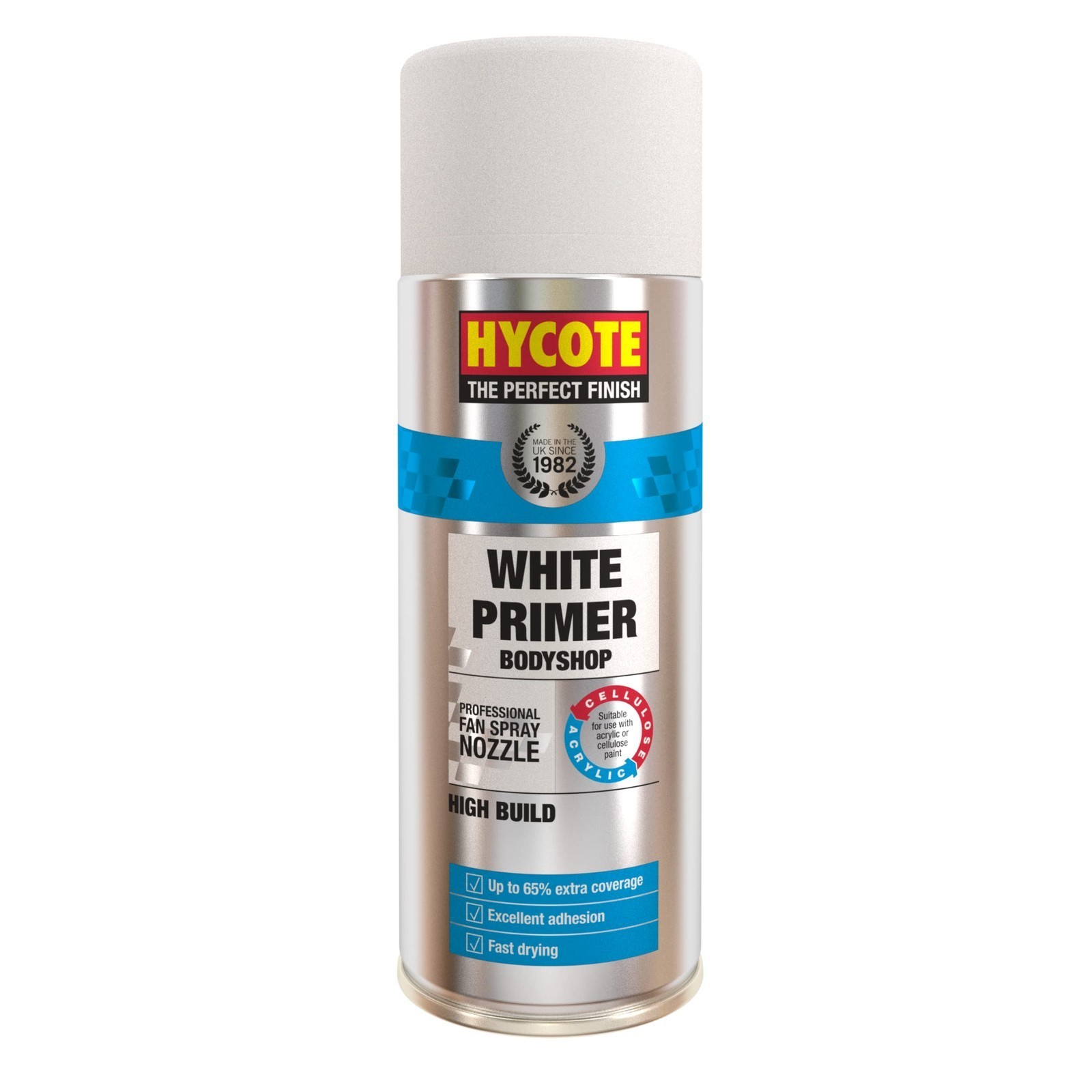 x6 Hycote Bodyshop Primer White 400ml Multi-Purpose XUK427