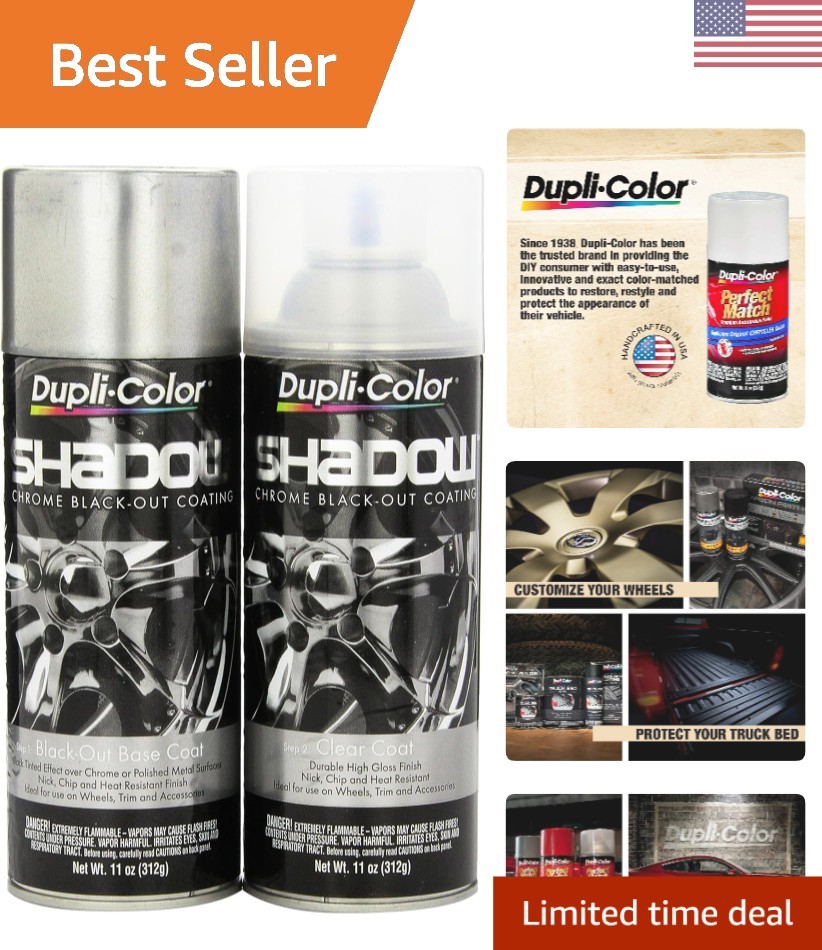 E7 Shadow Chrome Black-Out Coating 11 oz – Create Stunning Black Chrome Finish