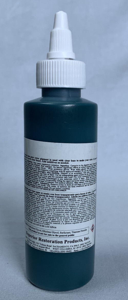 Water Base Pigment 178 Green WBP-4 Superior Restoration Carpet Vinyl Leather