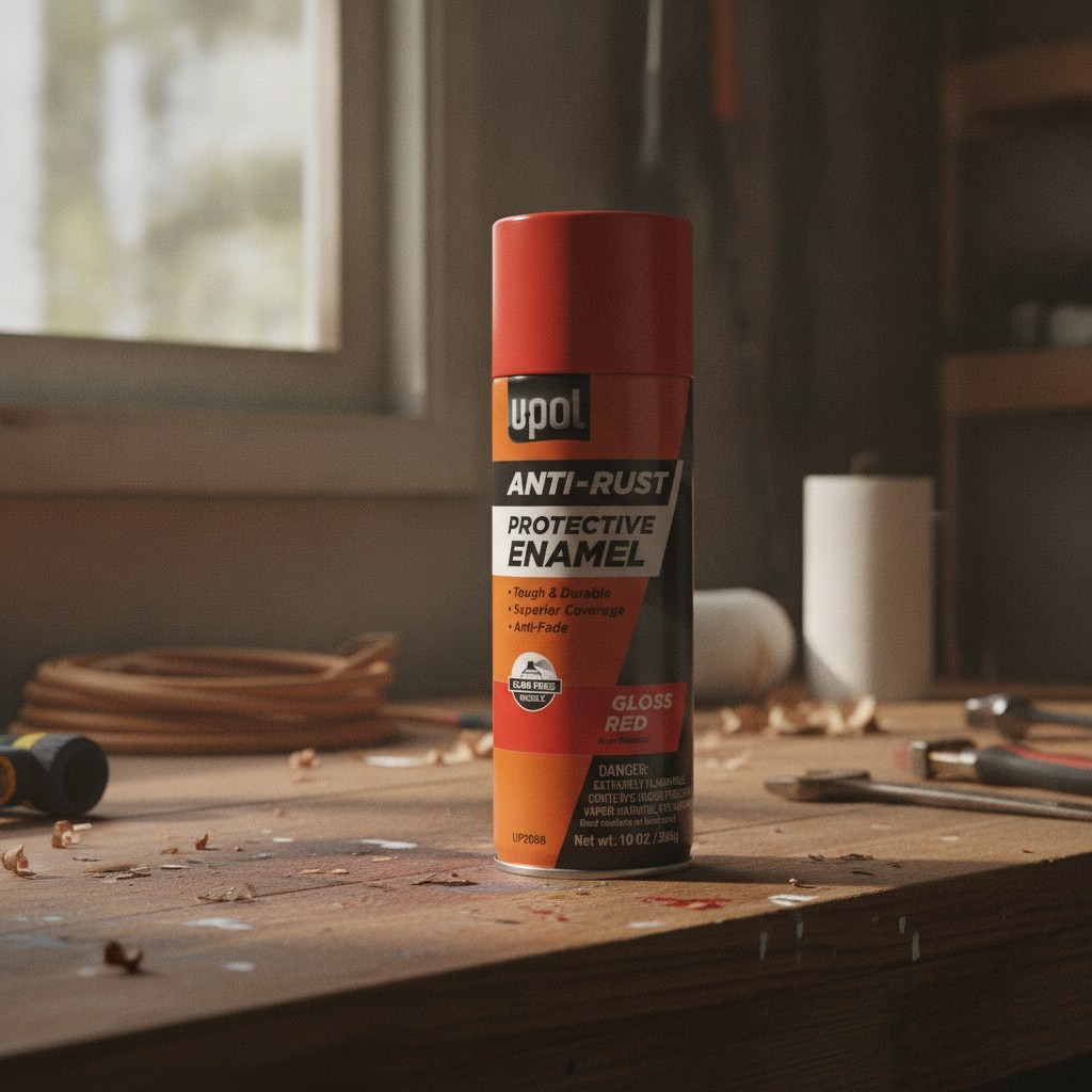 Anti Rust Protective Enamel Spray, Gloss Red, 10 oz | Long-Lasting & Durable,…