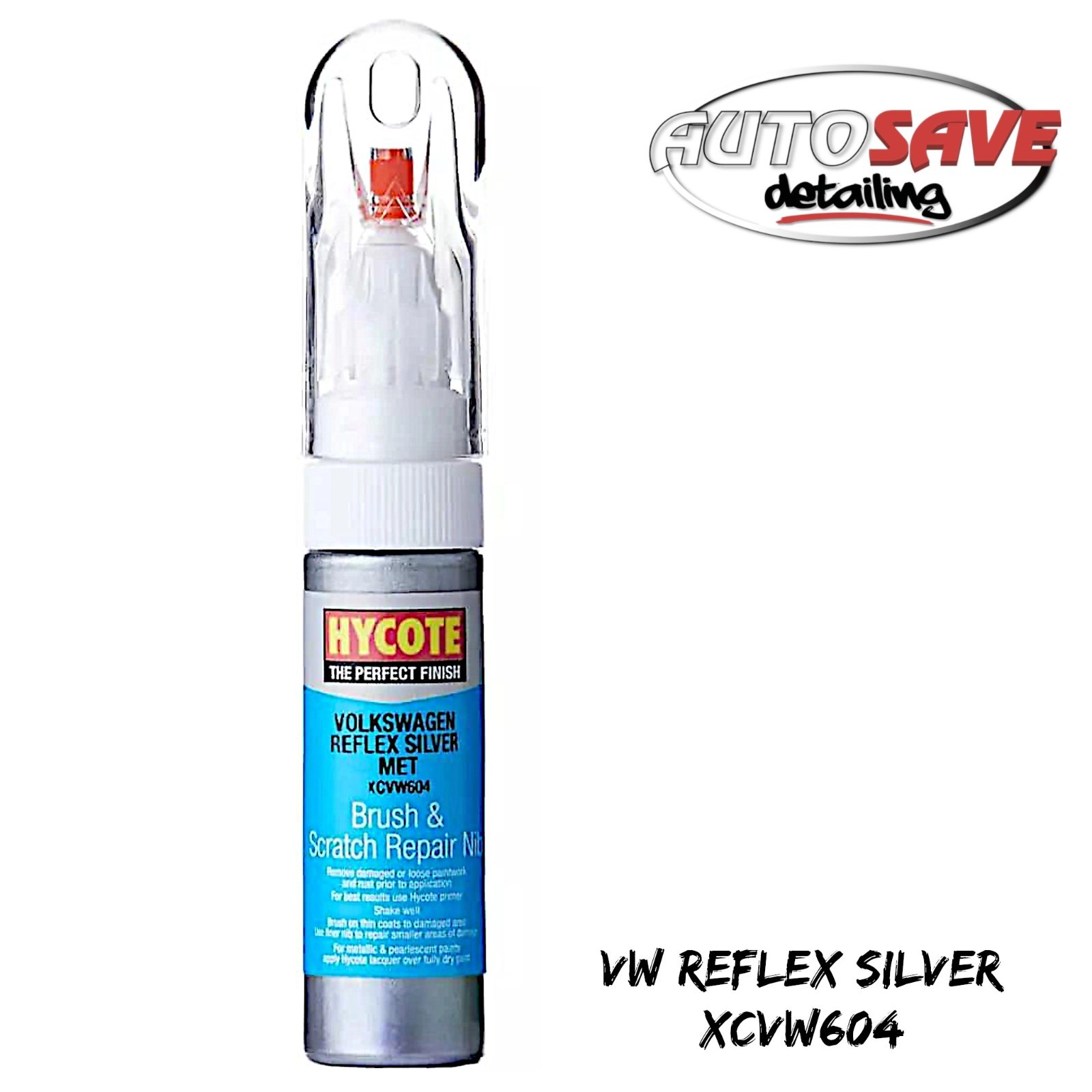 Hycote – Colour Touch Up Brush Paint XCVW Reflex Silver 12.5ml