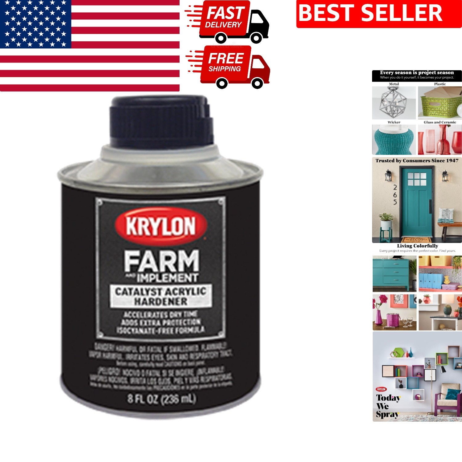 Farm & Implement Catalyst Hardener – Fast-Drying, Rust-Resistant Protective C…