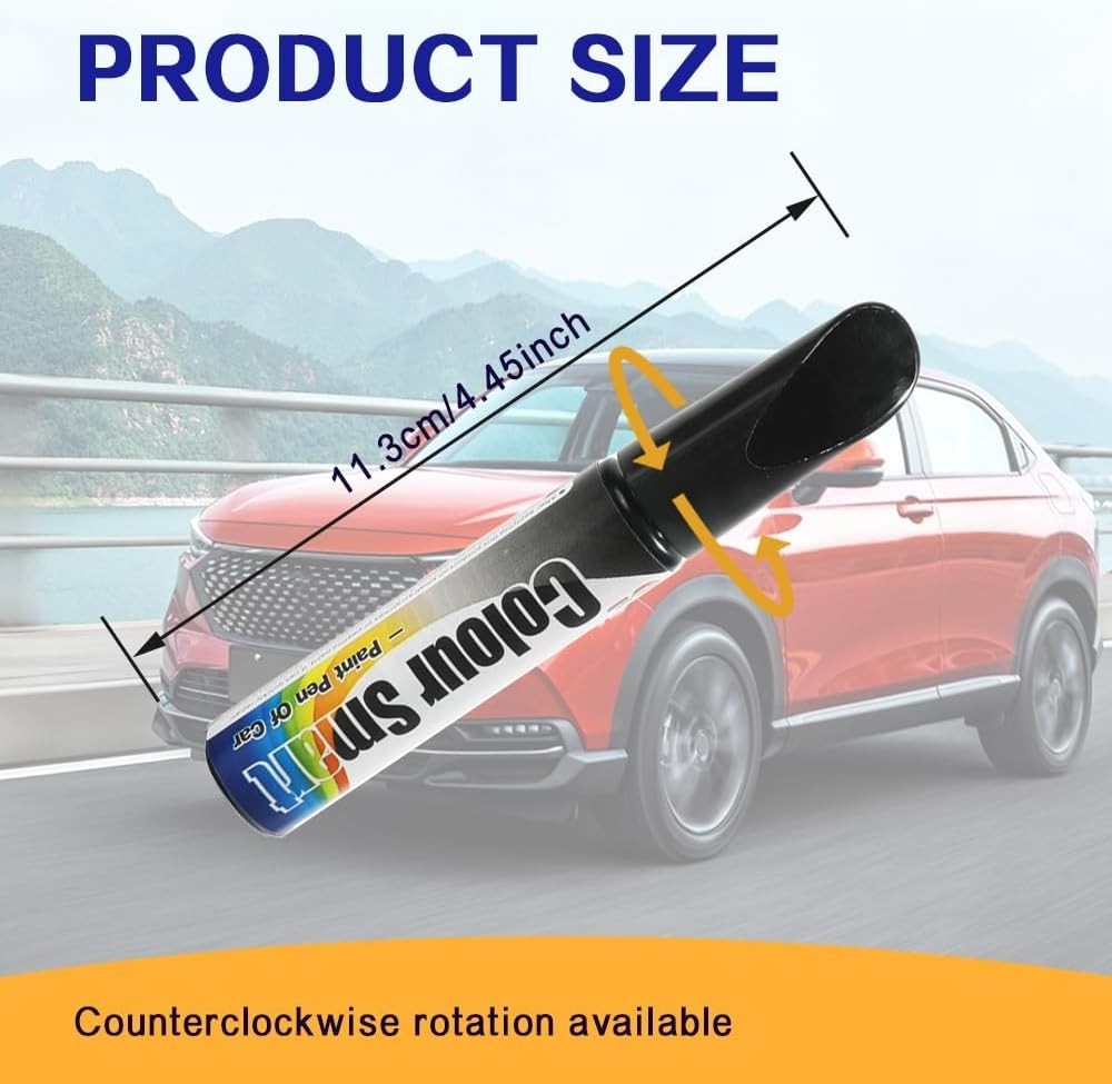 Black Touch Up Paint for Cars Automotive Touch Up Paint Pen 2 In1 White Car USA