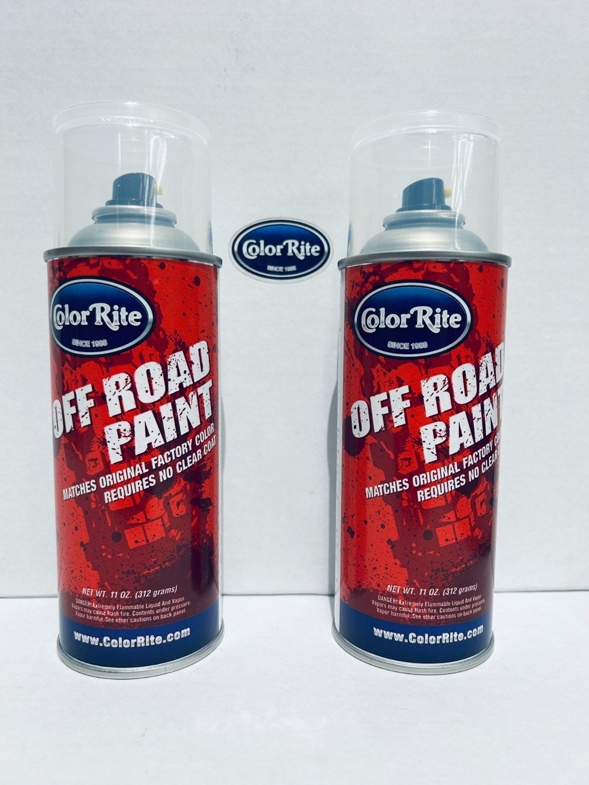 Honda R119 Flash Red #2135OR Dirt Bike Single Stage Aerosol by ColorRite (2PACK)