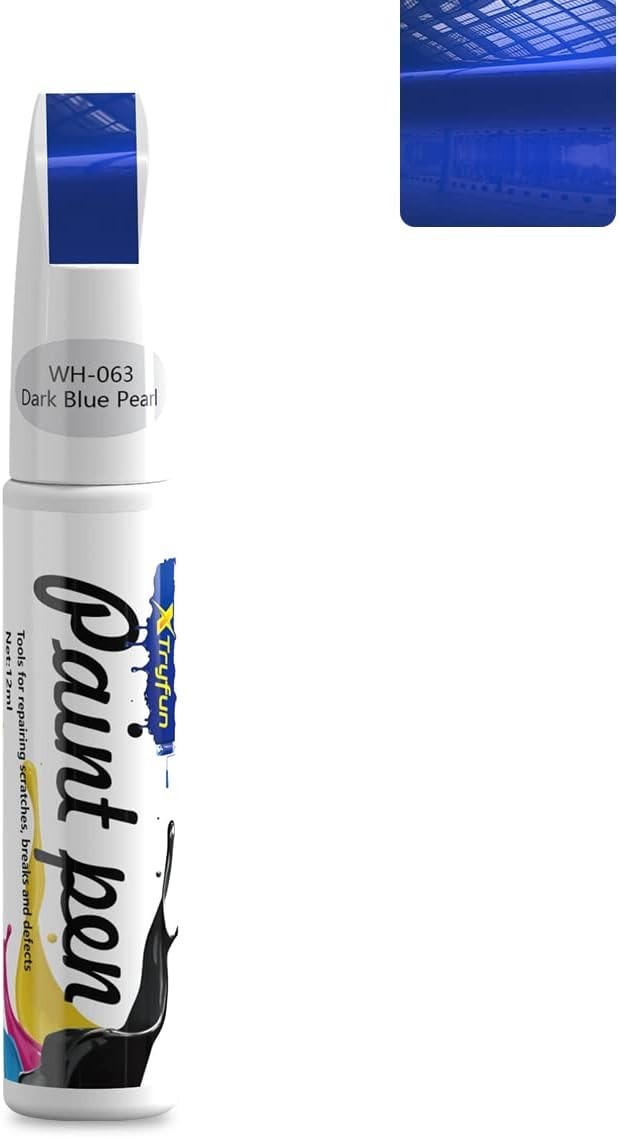 1.69 Fl Oz Touch Up Paint for Cars – Waterproof Dark Blue Pearl Repair Solution