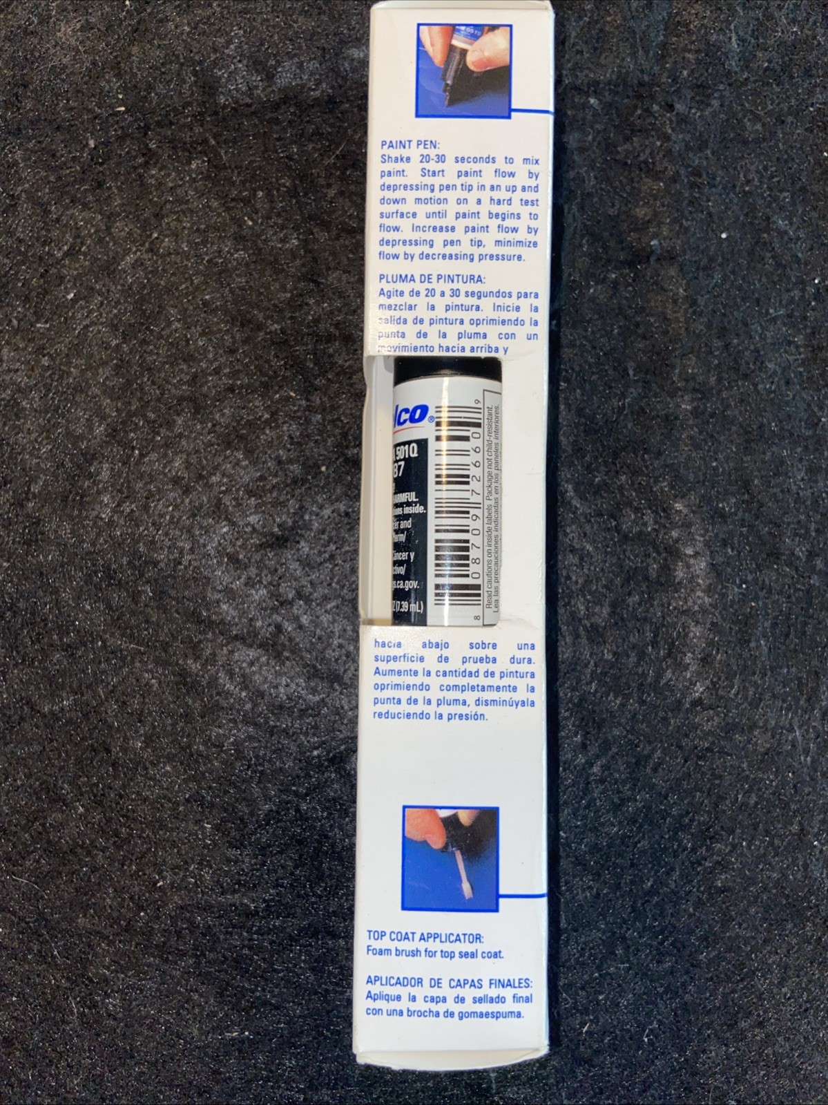 ACDelco 19367787 Touchup Paint. Carbon Flash Metallic. GM OEM