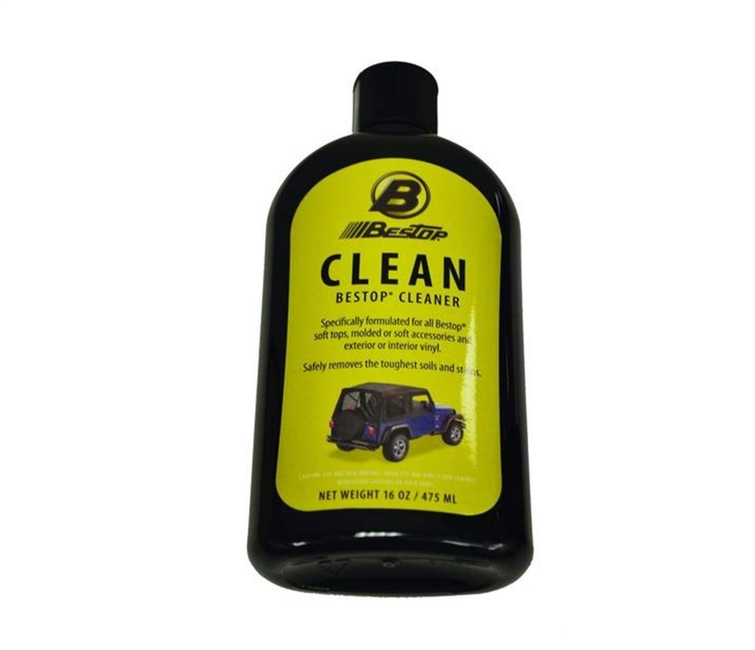 Bestop 1121100 Vinyl Fabric Cleaner, 16 oz single bottle 16 Fl Oz (Pack of 1)